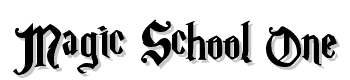 Magic-School-One font